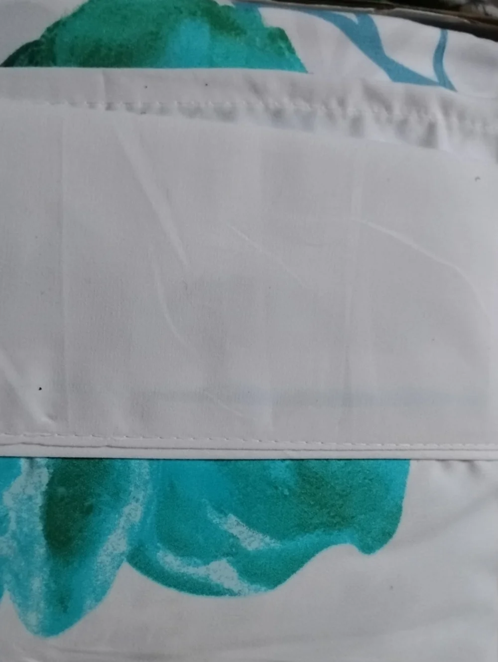 New Balance Turquoise and White Floral Duvet Cover